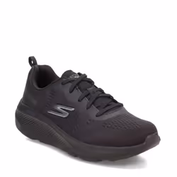 Skechers Women's Go Run Elevate Sneaker  Black/Black  6