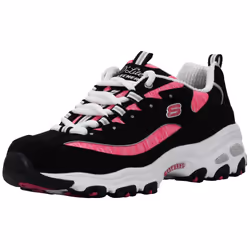 Skechers Sport Women's Dlites Interlude Sneaker  Black/Pink  7 M US