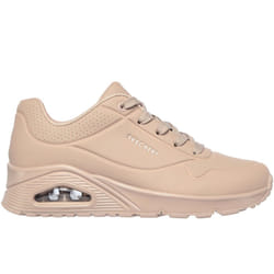 Skechers Womens Uno Stand On Air Memory Foam Skech-Air Trainers Sneakers - 4.5 UK, Sand
