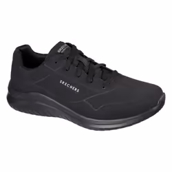 ) Skechers Ultra Flex 2.0 Vicinity Synthetic Men's Black Trainers - Black, 8 (Adults'