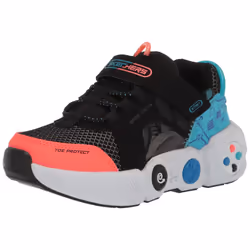 Skechers Kids Gametronix Sneaker Black/Multi 1.5 US Unisex Little Kid