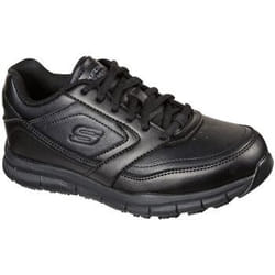 Skechers Nampa Wyolas Black Occupational Shoes for Women - Size 3