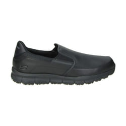 Skechers Nampa Grotons Black Occupational Shoes for Men - Size 8
