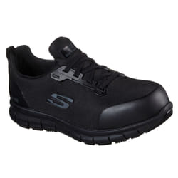 Skechers Women's Sure Track Jixie Safety Trainer Black 32946 - Black, 4