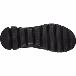 ) Skechers Glide Step Textile Women's Black Trainers - Black, 8 (Adults'