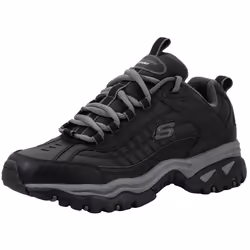 Skechers Men's Energy Afterburn Lace-Up Black/Charcoal Sneaker 14 M US