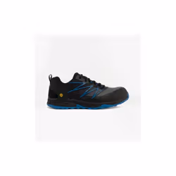 Skechers Work 200046EC/GYRD PUXAL Mens Safety Trainers Grey/Red - UK 6.5, Black/Blue