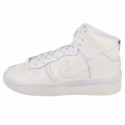 Nike Dunk High Up Womens Platform Trainers in White - Size 8.5 UK