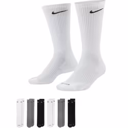 Nike Everyday Plus Cushioned Crew Socks 6 Pairs - Multicolour, X-Large
