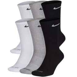 Nike Everyday Plus Cushioned Crew Socks 6 Pairs - Multicolour, Large