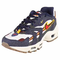 Nike Air Max 96 Ii Qs Mens Fashion Trainers in Navy Multicolour - Size 7.5 UK
