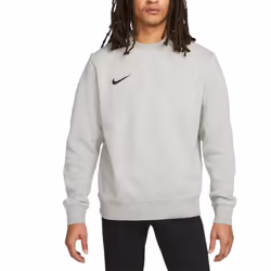 Nike CW6902 Mens Fleece Sweatshirt Pullover Top - Grey, L
