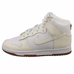 Nike Dunk High Womens Fashion Trainers in White Sail - 5.5 UK