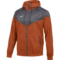 NIKE TEAM MEN'S WINDRUNNER JACKET Hooded Windbreaker (Black/White XX-Large)