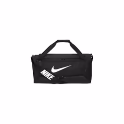 DH7710-010 NK BRSLA M DUFF - 9.5 (60L) Sports backpack Unisex Adult BLACK/BLACK/WHITE Size 1SIZE