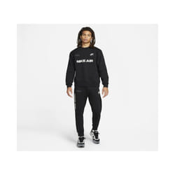 Nike Air Mens Black Crewneck Sweatshirt Tracksuit - X-Large