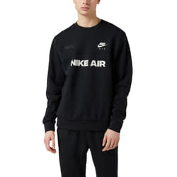 NIKE Mens Sweatshirt Jumper Gym Sportswear Black - M