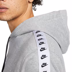 Men's Nike Sportswear Tracksuit Hooded Grey Fleece - S