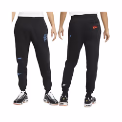 NIKE DM6872 Mens Fleece Joggers Sweat - Black, XL