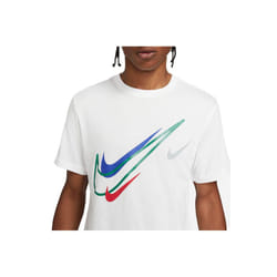 NIKE SWOOSH LOGO WHITE SPORTSWEAR MEN'S T-SHIRT - 2XL