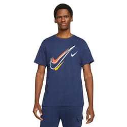 Nike Court Swoosh Logo T-Shirt in Navy - Extra Large