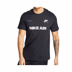 NIKE AIR Mens T Shirts Crew Neck Summer Top New - Black, S