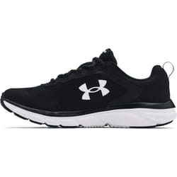 Under Armour Mens Charged Assert 9 Running Shoe  Black/White  10 X-Wide US