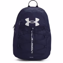Under Armour Unisex-Adult Hustle Sport Backpack Midnight Navy (410)/Metallic Silver One Size Fits All