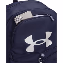 Under Armour Unisex-Adult Hustle Sport Backpack   Midnight Navy (410)/Metallic Silver   One Size Fits All