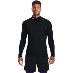 Under Armour Men's ColdGear Armour Fitted Mock  Black 001/White  Medium