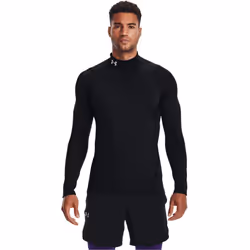Under Armour Men's ColdGear Armour Fitted Mock  Black 001/White  Small