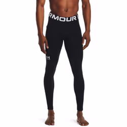 Under Armour Men's ColdGear Armour Leggings   Black (001)/White  3X-La
