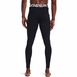 Under Armour Men's ColdGear Armour Leggings   Black (001)/White  3X-La