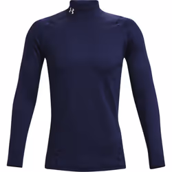 Under Armour Men's ColdGear Armour Fitted Mock  Midnight Navy 410/White  Small