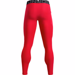 Under Armour Men's HeatGear Armour Leggings  Red (600)/White  Small