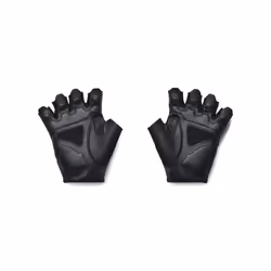 Under Armour Men's Training Half Finger Gloves   (001) Black / Black /