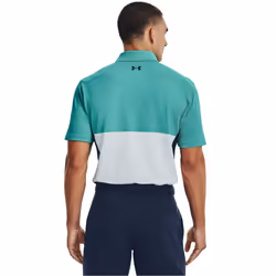 Under Armour Men's Performance Blocked Golf Polo  Neptune (369)/White
