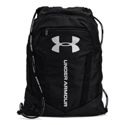 Under Armour Unisex-Adult Undeniable Sackpack   Black (001)/Metallic Silver   One Size Fits Most