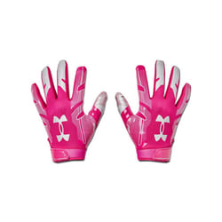 Under Armour Men's F8 Football Gloves   (654) / Tropic Pink / Metallic Silver   Large