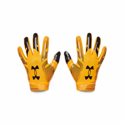 Under Armour Men's F8 Football Gloves   (750) / Steeltown Gold / Black