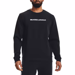 Under Armour Mens Sweatshirts Pullover Jumper - Black, S