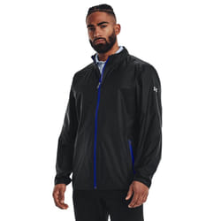 Under Armour Mens UA Stormproof Repel Waterproof Windproof Golf Jacket - L, Black