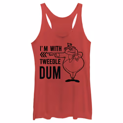 Disney Junior's Alice in Wonderland Tweedle Dee Dum Tri-Blend Racerbac