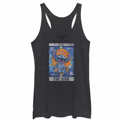 Disney Junior's Lilo Stitch Tarot Tri-Blend Racerback Layering Tank B