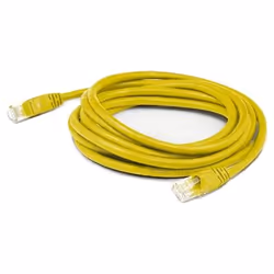 AddOn Networks ADD-14FSLCAT6A-YW, 4.27 m, Cat6a, U/UTP (UTP), RJ-45, RJ-45, Yellow