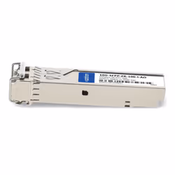AddOn Networks 10G-SFPP-ZR-100-I-AO network transceiver module Fiber optic 10000 Mbit/s SFP+ 1550 nm