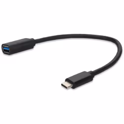 AddOn Networks USBC2USB3MF1F, 0.3 m, USB-C, USB-A, USB 3.2 Gen 1 (3.1 Gen 1), Black
