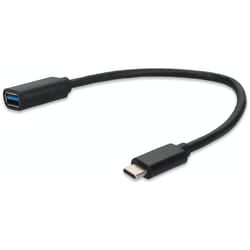 AddOn Networks USBC2USB3MF1F USB cable USB 3.2 Gen 1 (3.1 Gen 1) 0.3 m USB-C USB-A Black