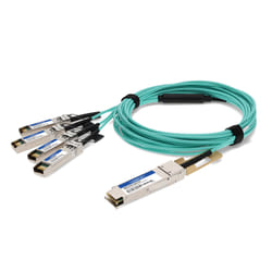 AddOn Networks MFA7A50-C010-AO InfiniBand/fibre optic cable 10 m QSFP28 4x SFP28 AOC Aqua colour