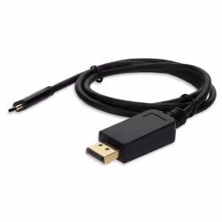 AddOn Networks USBC2DPMM6F, 1.8 m, USB Type-C, DisplayPort, Male, Male, Straight